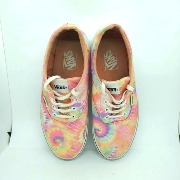 Vans‎ Off The Wall Womens Multicolor Skateboard Shoes Sneakers Size 8.5 Pink - Picture 6 of 8
